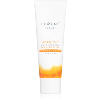 Lumene Nordic-C [VALO] Brightening Day Fluid fluid mineral cu protecție solară SPF 30 - imagine 2